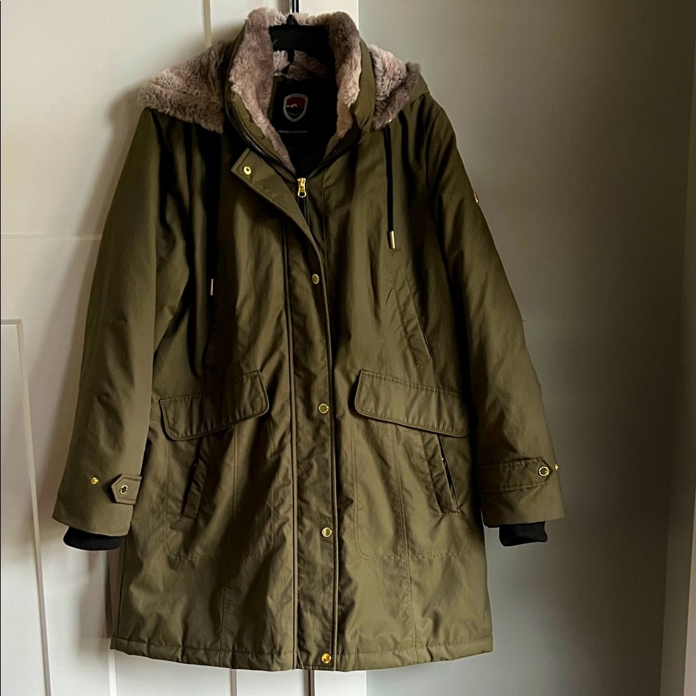1 Madison Expedition Jacket with Faux Fur Hood